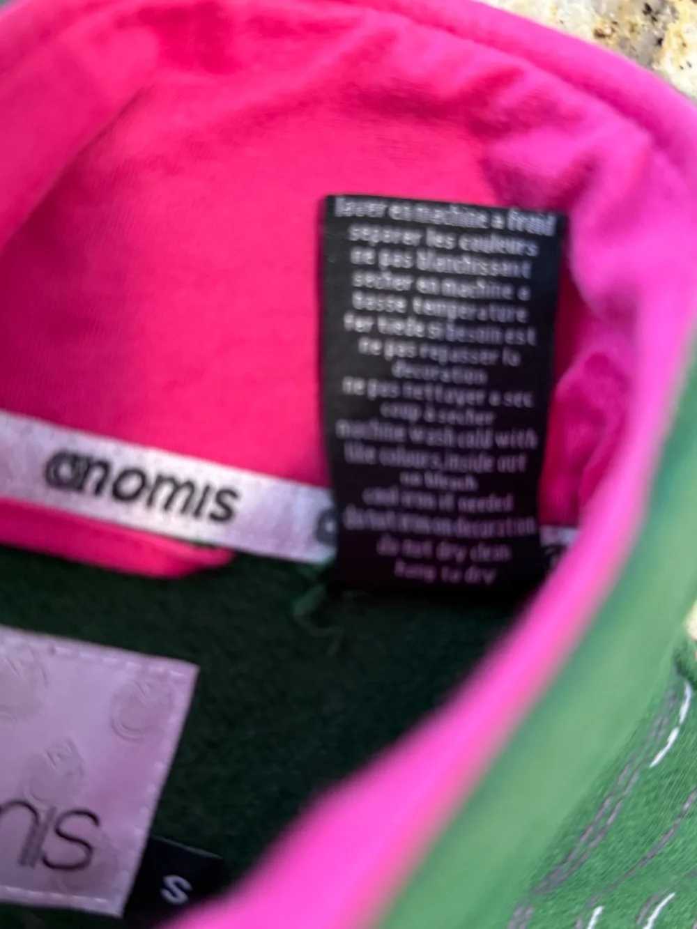 Nomis green & pink boho button up sweatshirt SZ SM - Picture 8 of 14